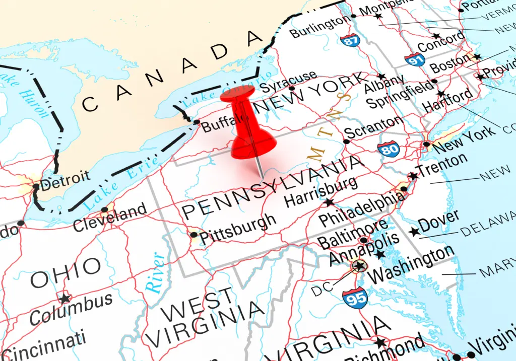 Pennsylvania Map
